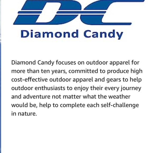 Diamond Candy Women’s Waterproof Lightweight Rain Jacket Small Blue - Picture 10 of 12